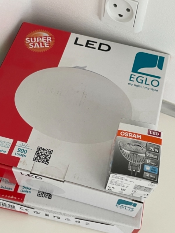 Opsætning af loftlamper