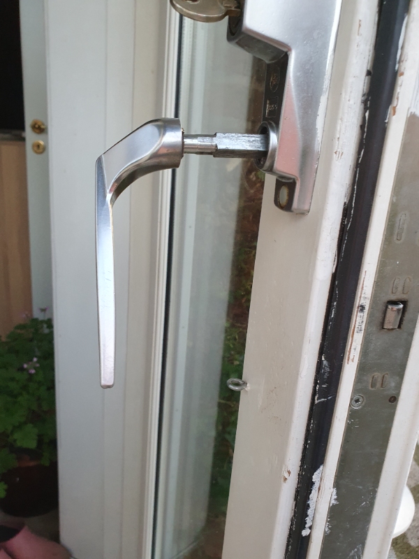 Udskiftning af terrassedørslås