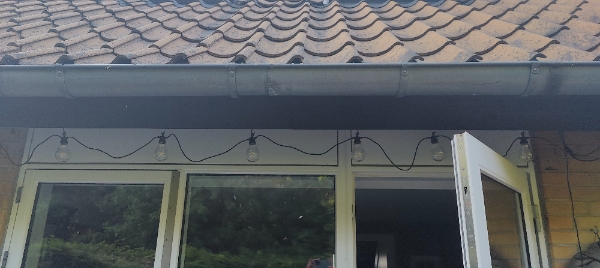 Montering af markise og strøm