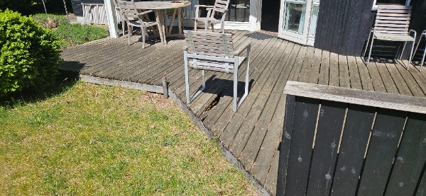 Skift brædder på terrasse