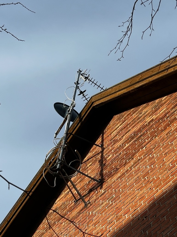 Skal have pillet antenne ned