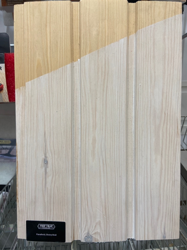 malet lofter - med trip trap panel hvid - ekstra hvid