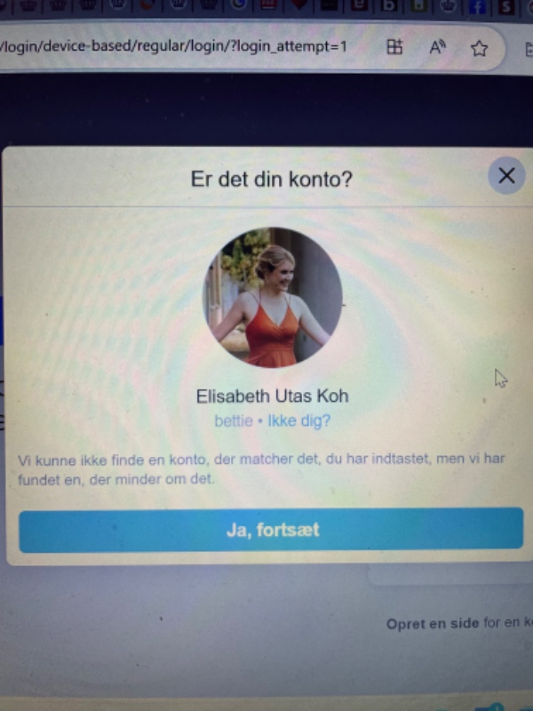 Gendannelse af Facebook profil - er blevet hacked