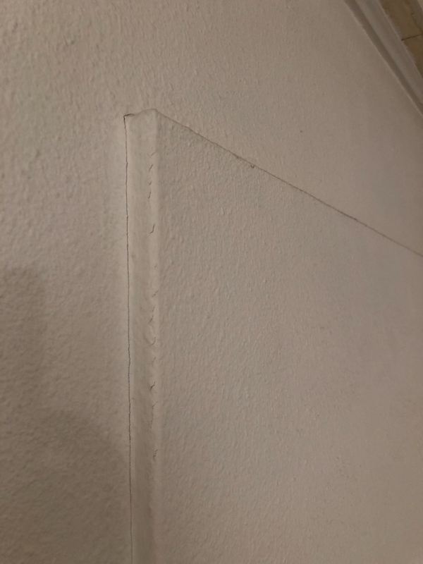 Fjernelse af blændet dør og montering af gipsplade m.v. / klargøring til spartling