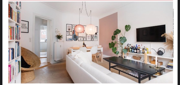 Maling af 3-værelses lejlighed