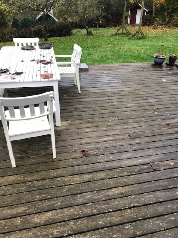 Udskiftning af 80 kvm træterrasse ved sommerhus