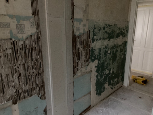 Renovering af 2 vær. lejlighed på Ø-bro