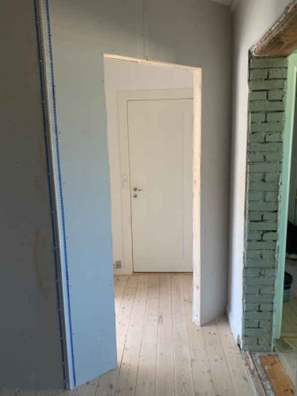 Spartling, slibning og opsætning af filt.