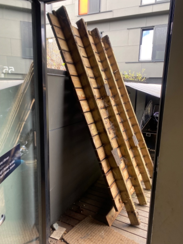 Terrassebrædder til genbrugsplads