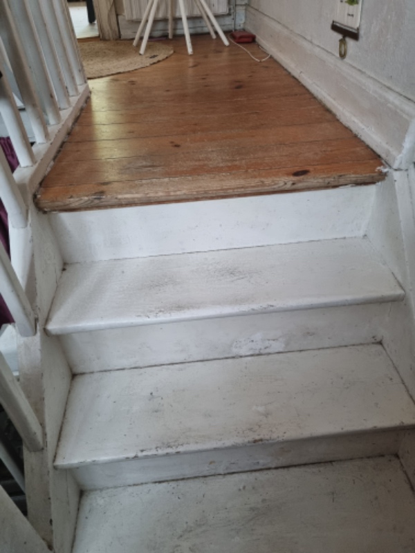 Maling af trappeopgang