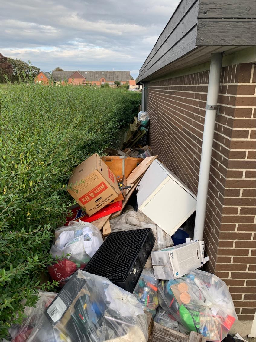 Fjernet blandet affald