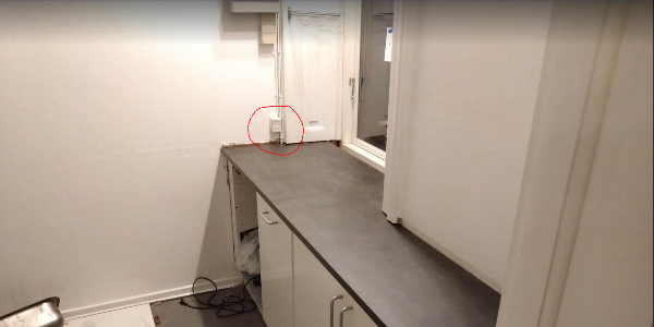 Tilslutning af køkkenhvidevarer til kabelboks + forlængelse af stikkontakt