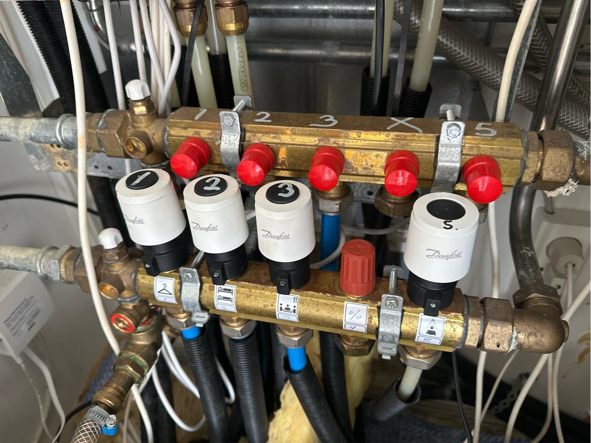 Opgradering af gulvvarme til danfos icon2