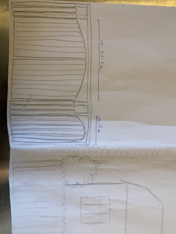 Bygge port og havelåge foran indkørsel