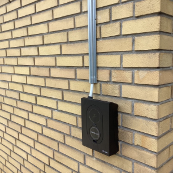 Omlægning af kabel til ladebox