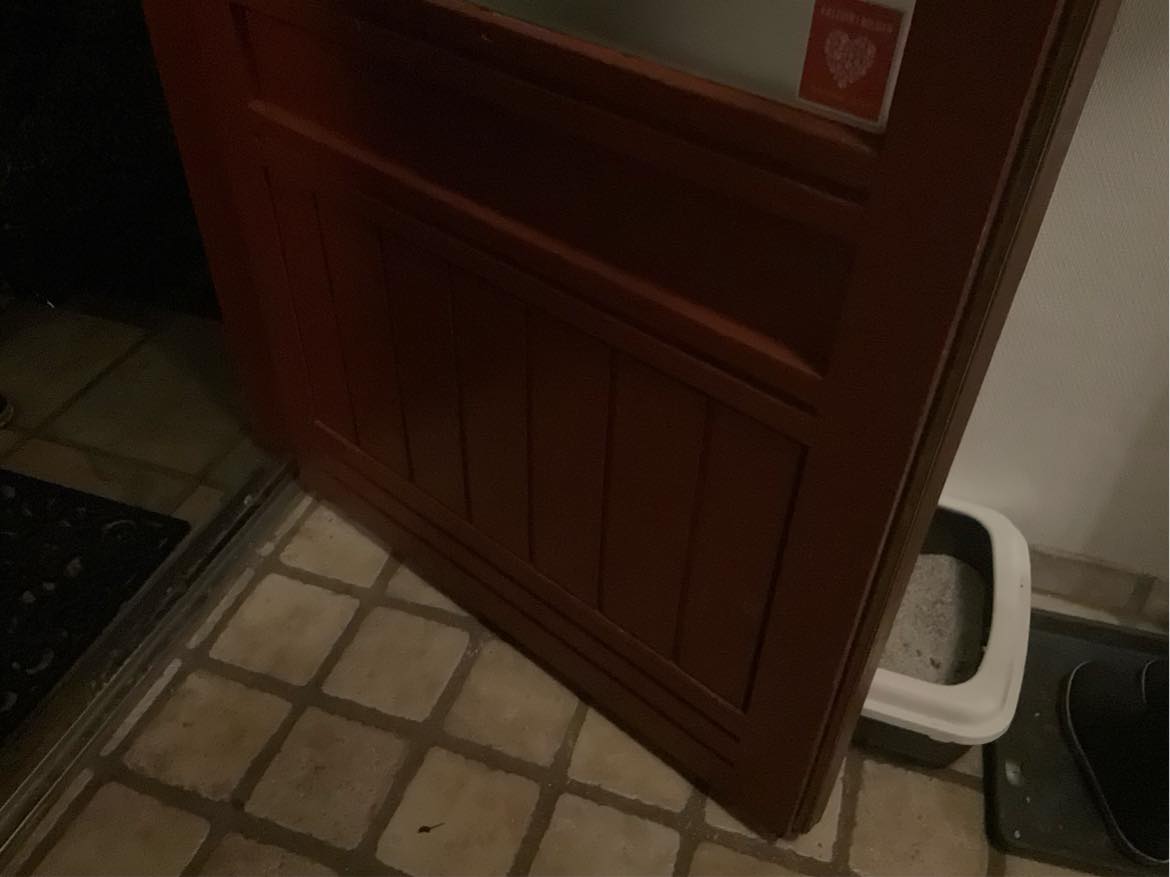 Sætte kattelem i dør