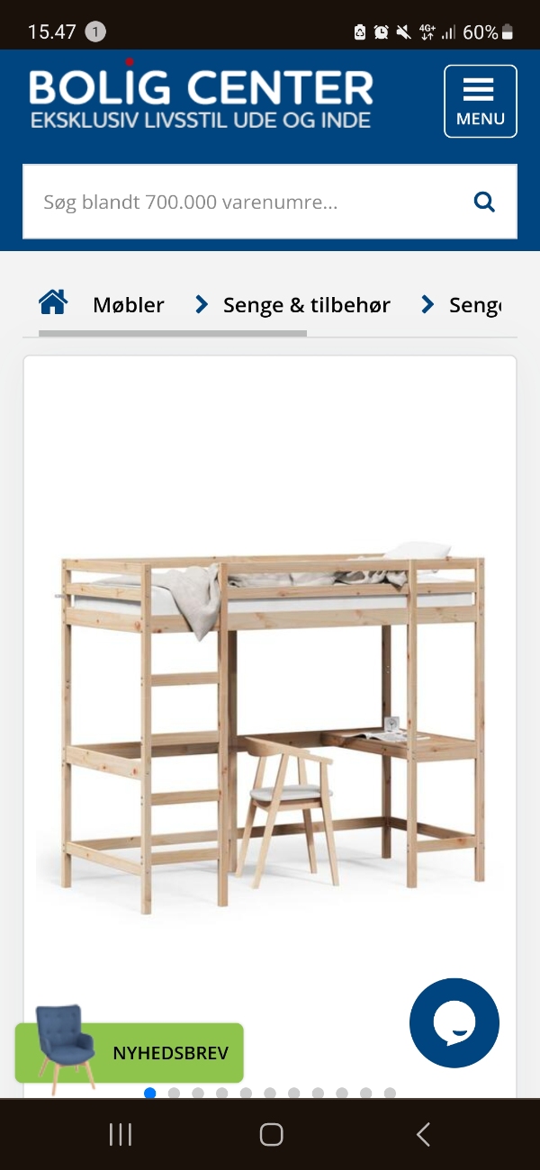 Specialbygget højseng