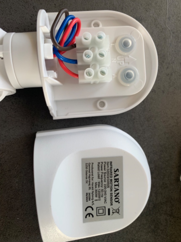 Udendørs sensor - en gammel udskiftes med en nyindkøbt