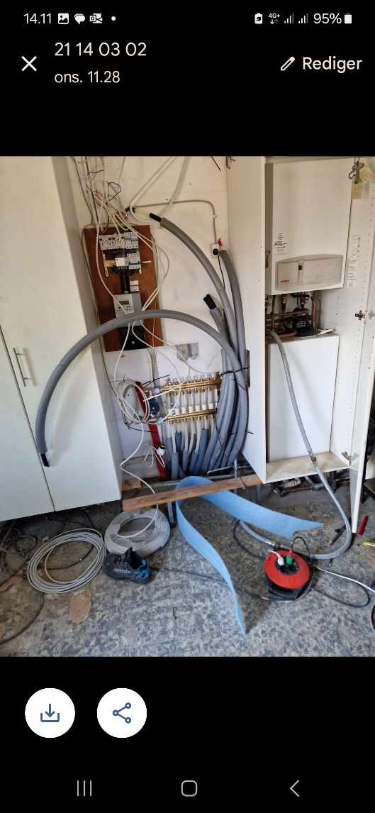 Tilslutning af diverse vvs installation