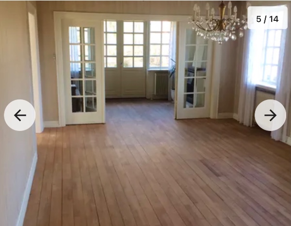 Gjort rent i fraflyttet hus