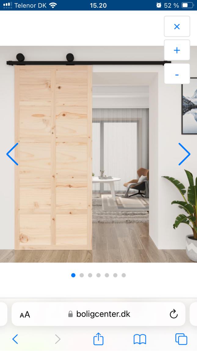 Opsætning af skydedør