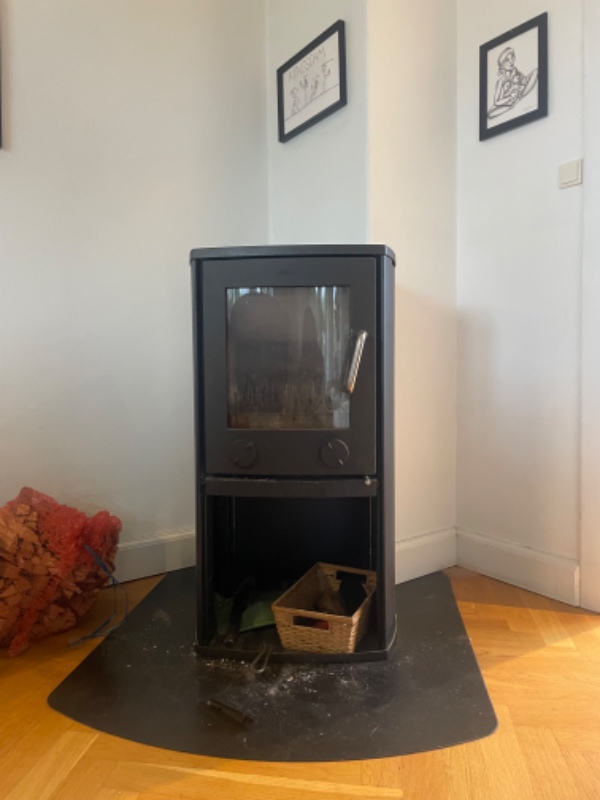 Montering af brændeovn