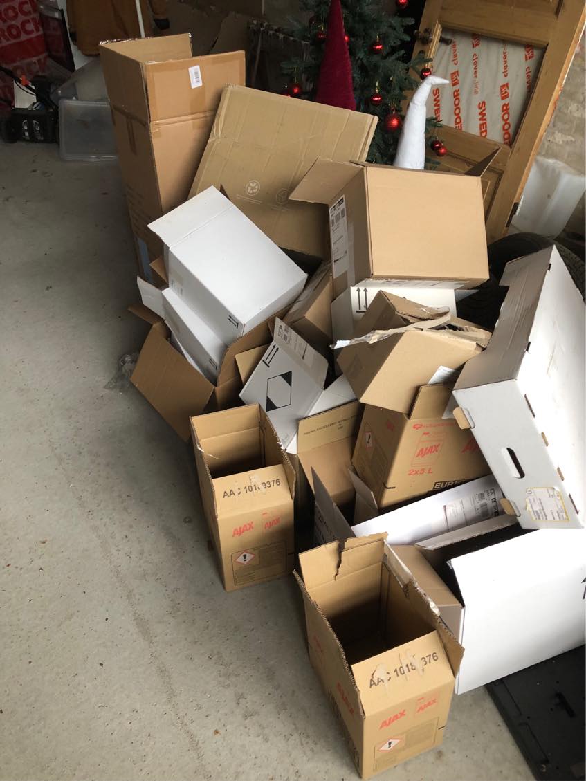 Køre pap og træ til genbrugsplads Ringsted