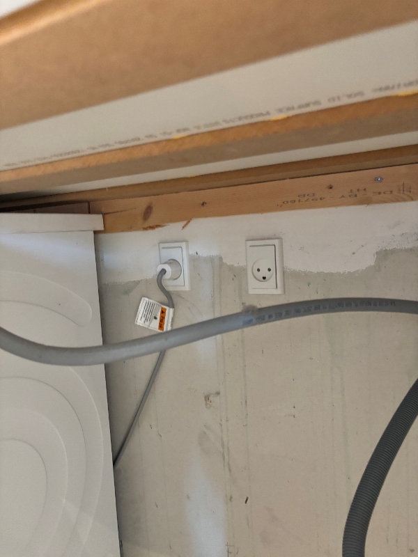 Installation af vaskemaskine