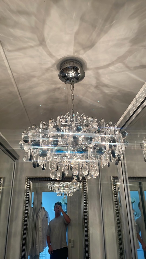 Nedtagning af lysekrone