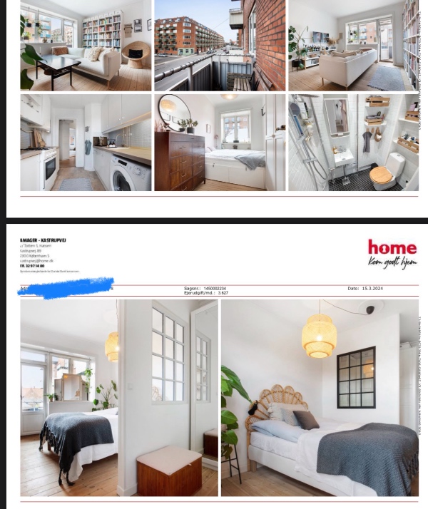 Maling af 3-værelses lejlighed