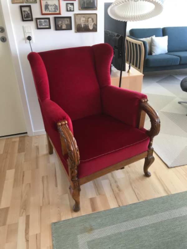 Reparation af bund i lænestol