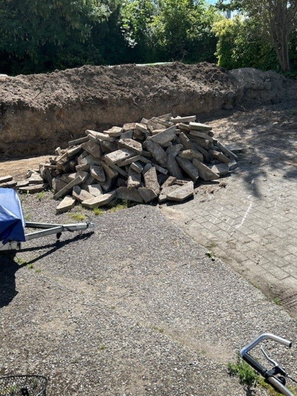 Bortkørsel af knækfliser