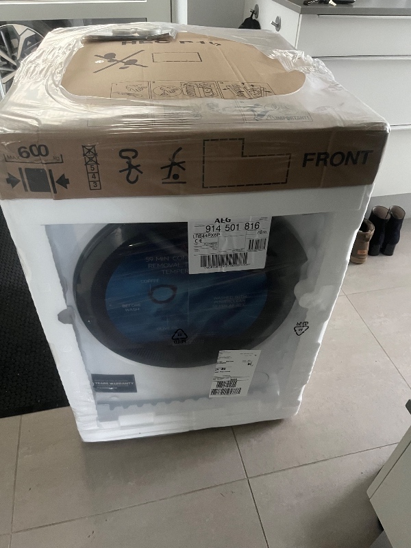 Montering vaskemaskine