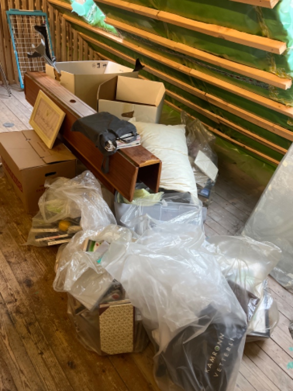 Tømt noget på loftet der skal smides ud
