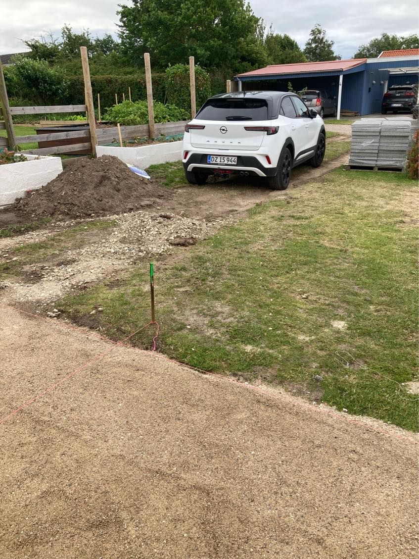 Genetablering af indkørsel