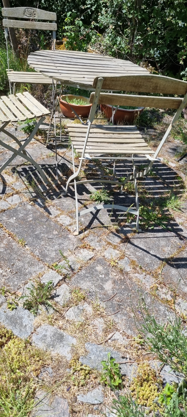 fjerne ukrudt på trappe, sti, terasse