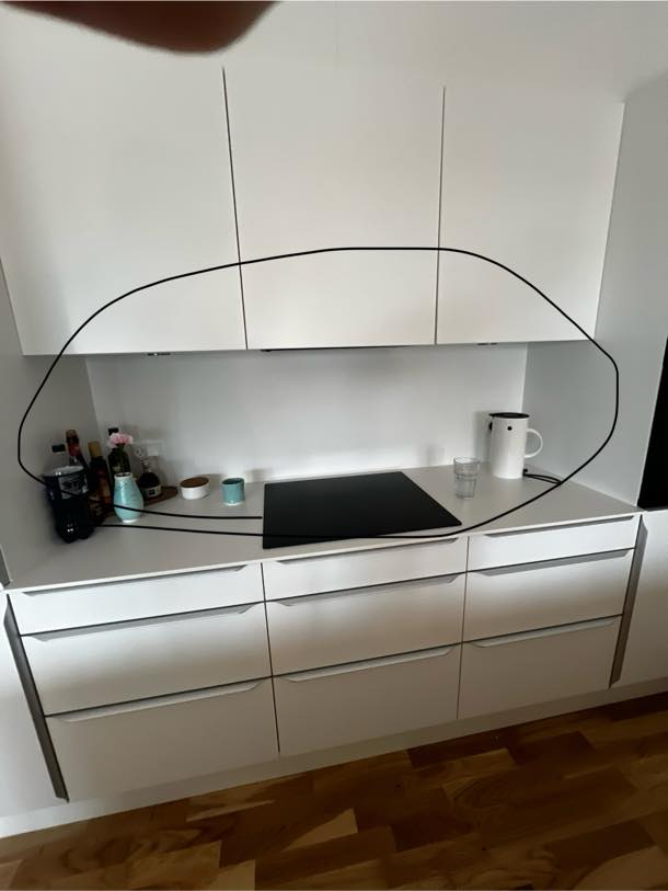 Maling af stueetage. Maling er købt