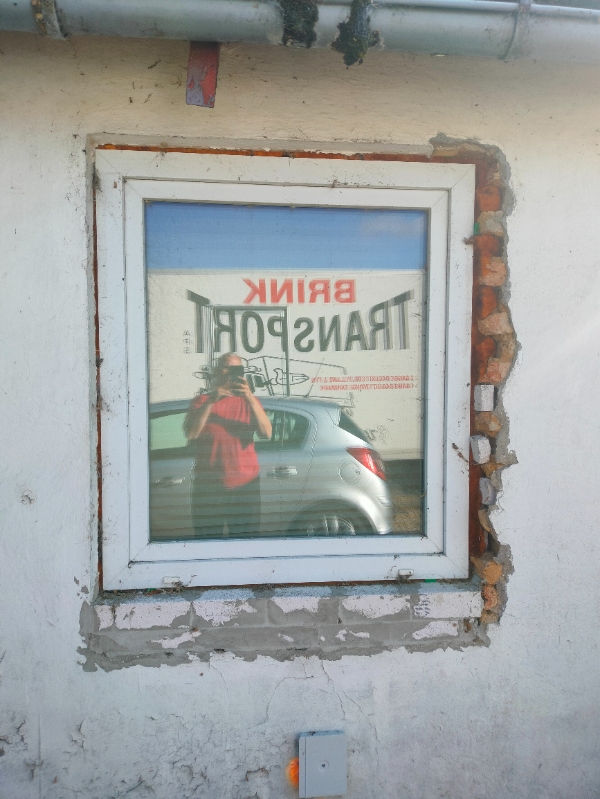 Pudsning omkring vinduer og døre