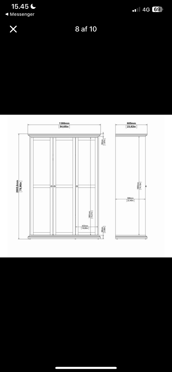 Montering af garderobeskab