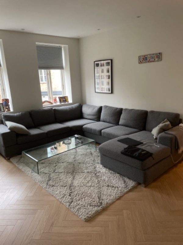 Hjørnesofa dybderensning