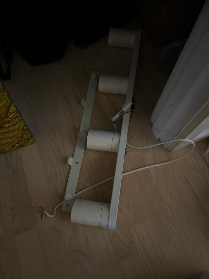 Sætte 6 lamper op