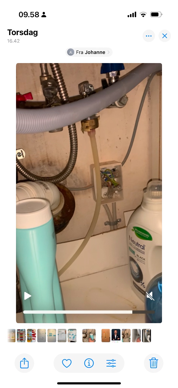 Elektriker til at løse ledningsproblem og opsætte opvaskemaskine