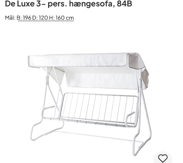 Opsætning af hængesofa