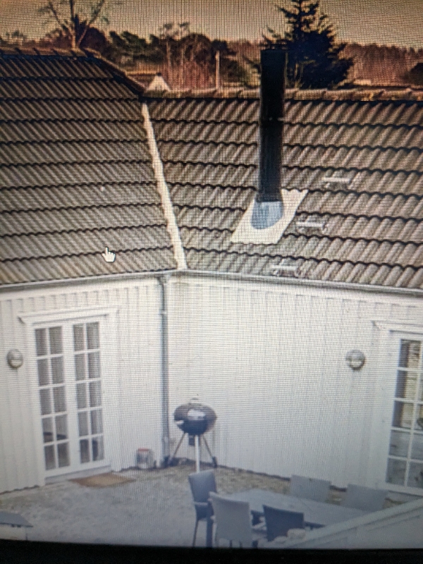 Inddækning omkring skorsten