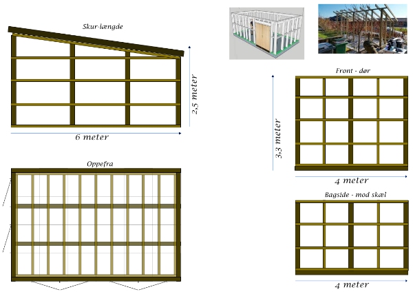 Hjælp til at bygge et skur