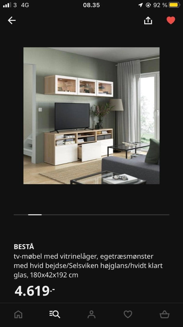 Samling og opsætning af BESTÅ tv-møbel