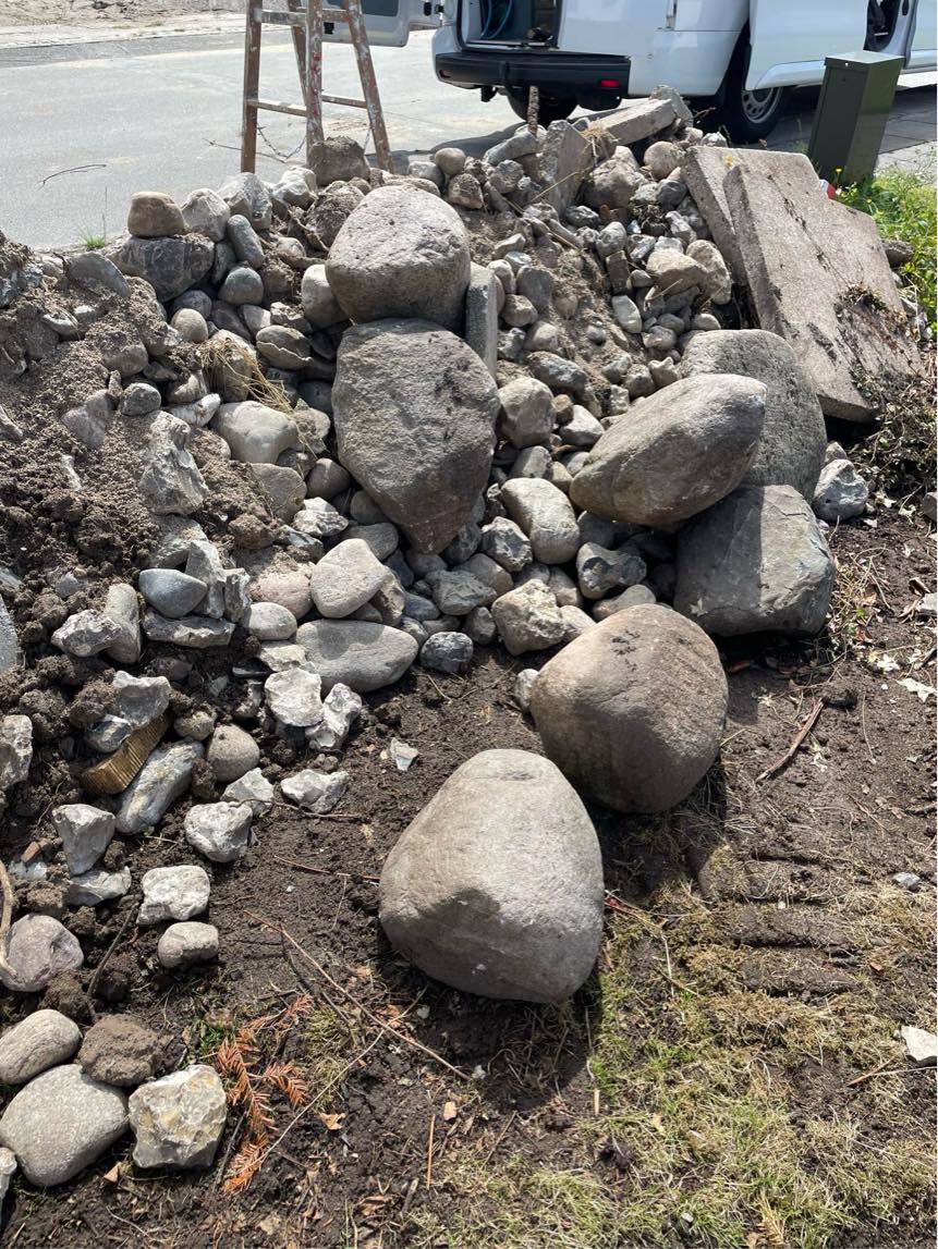 Fjernet pigsten/kampsten