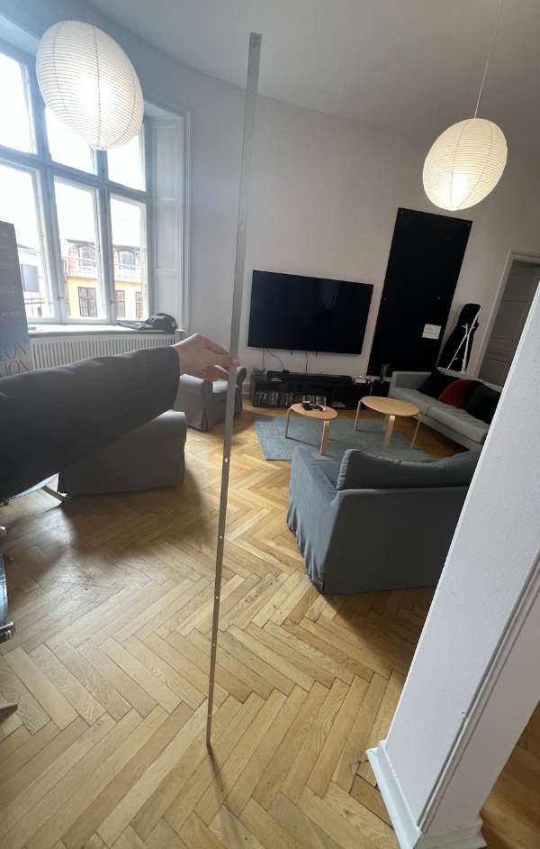 Opsætning af mørklægnings gardin