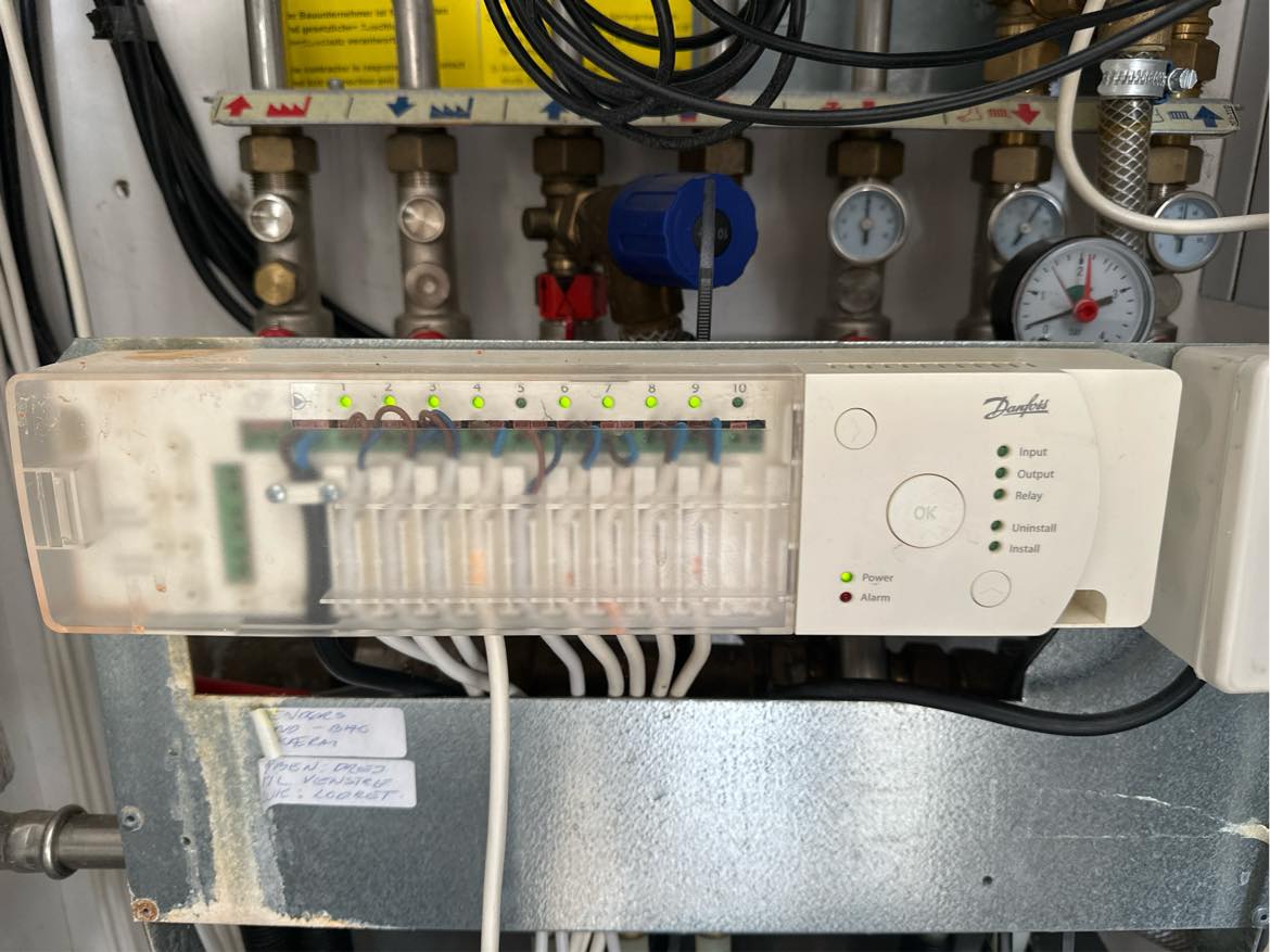 Opgradering af gulvvarme til danfos icon2