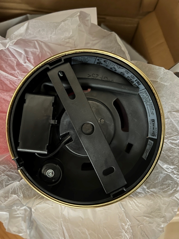 Installere loftlampe